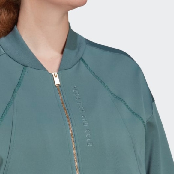 ADIDAS 11 HONORÉ SPACER JACKET (PLUS SIZE) Women's Sportswear Plus Size 2X - Picture 4 of 7